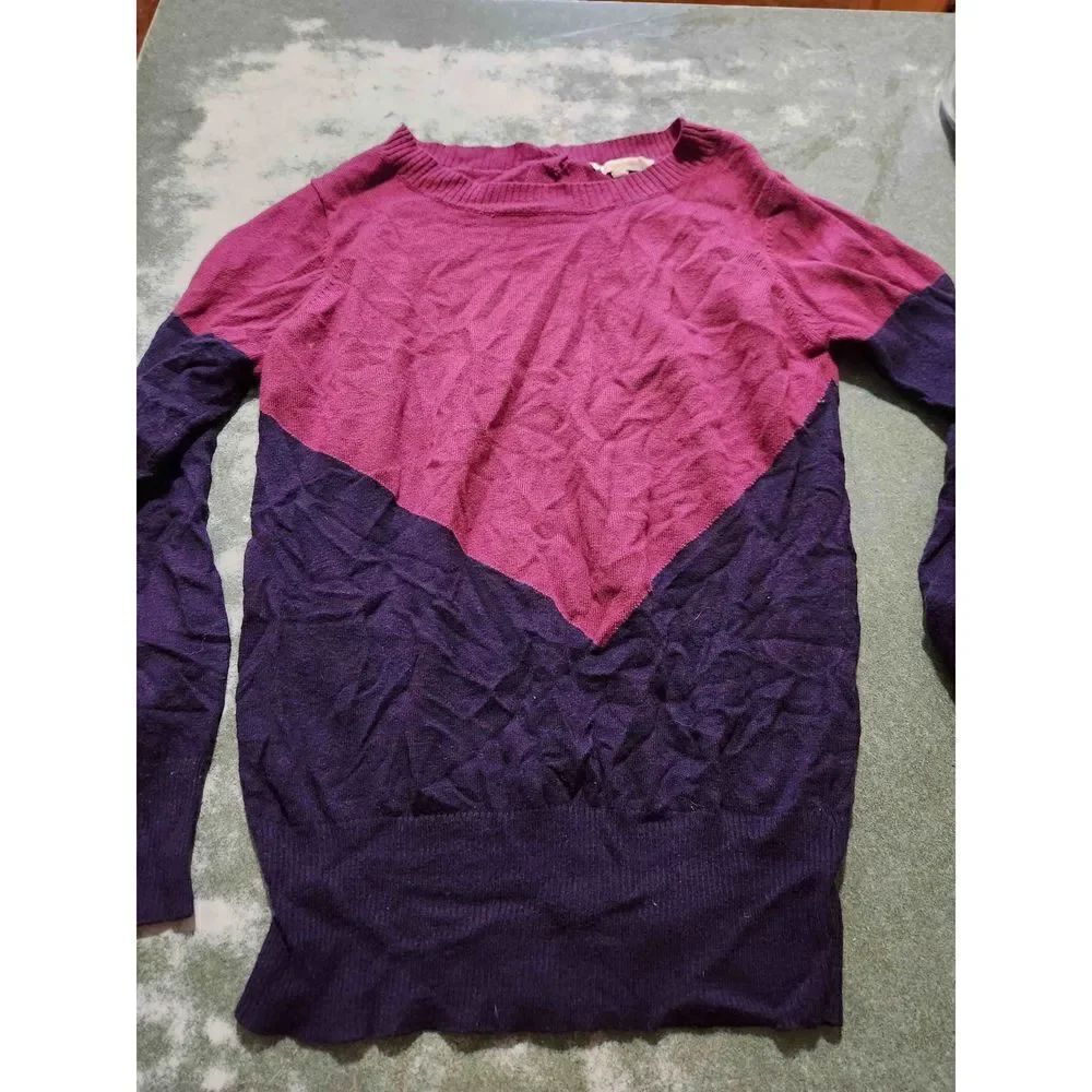 41Hawthorn Presley Colorblock Button Back Sweater sz XS